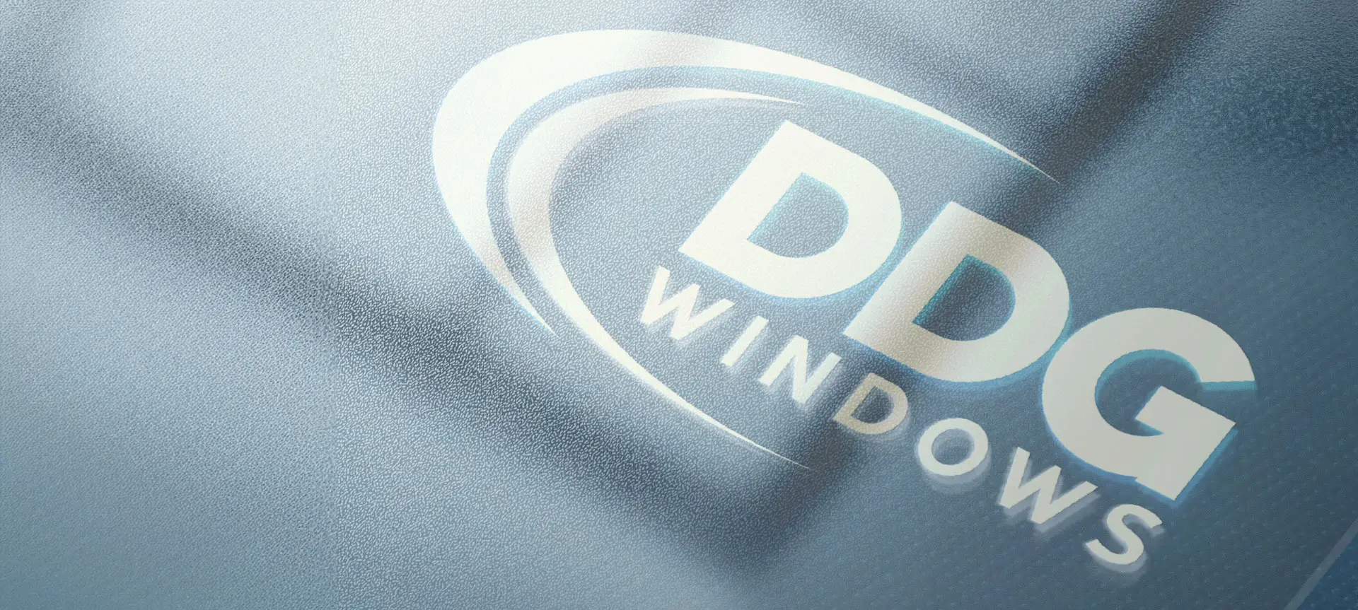 Professional brand identity service for DDG Windows in London