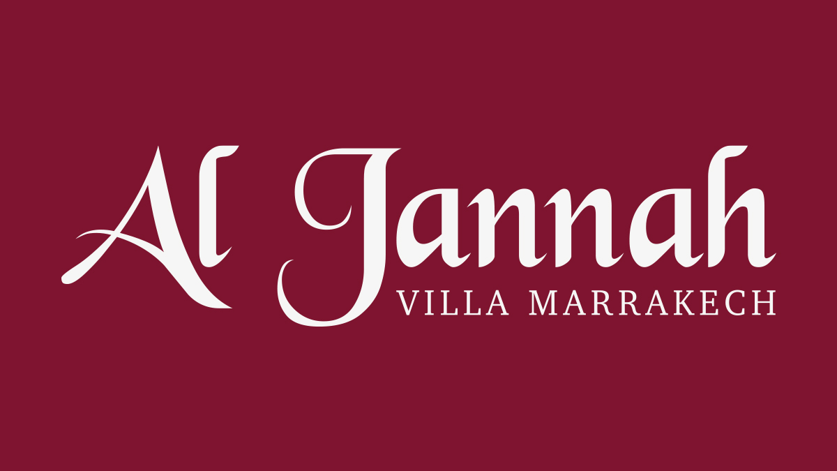 al jannah villa marrakech Moroccan Villa Visual Identity