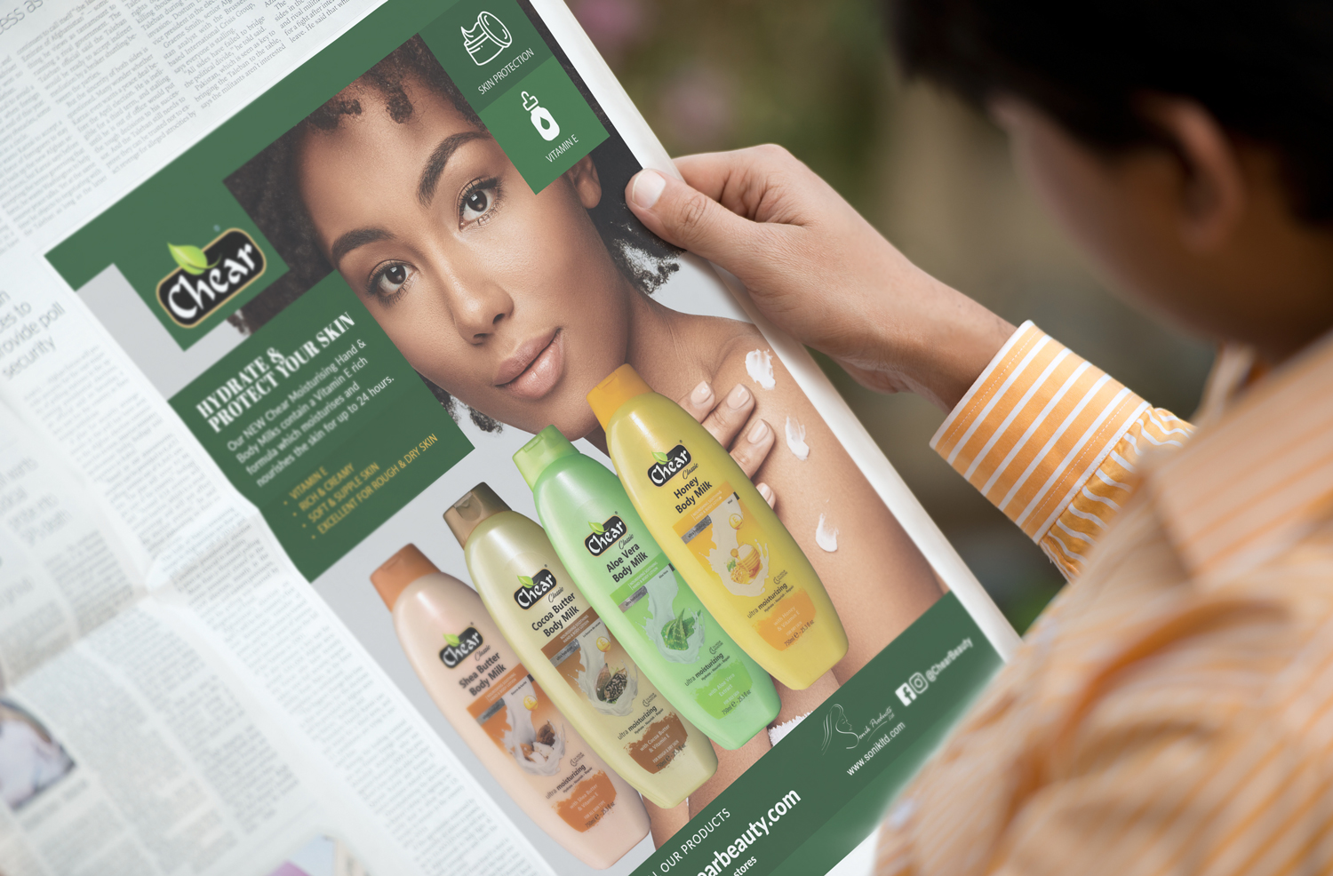 chear beauty Luxury beauty website development
