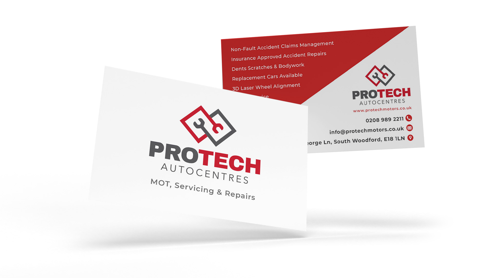 Protech Motors Professional Garage Branding Services